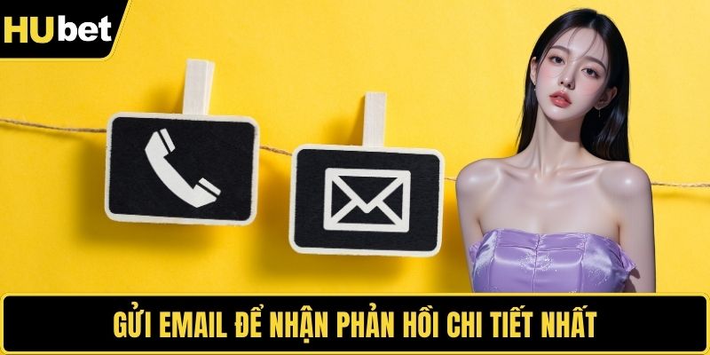 Gửi email để nhận phản hồi chi tiết nhất
