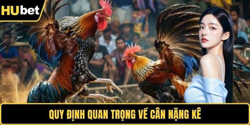 Quy định quan trọng về cân nặng kê